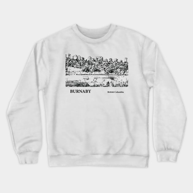 Burnaby - British Columbia Crewneck Sweatshirt by Lakeric